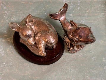 Laminato AG - Beeldje - Playful Dolphin and Sleeping Bambi