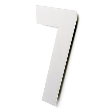 Deurbeslag | Huisnummer 7 | Intersteel | 30 cm, Verzenden, Nieuw
