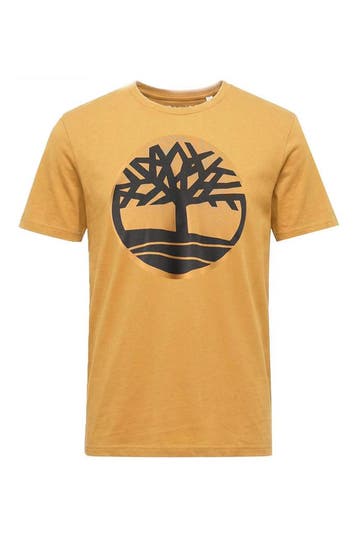 Timberland T-shirt in maat S Geel, Verzenden, Zo goed als nieuw, Overige kleuren, Timberland