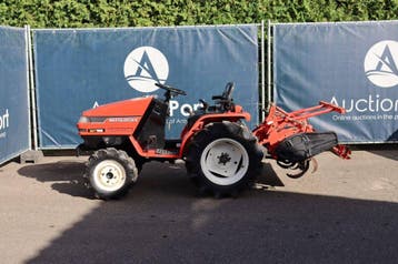 Veiling: Minitractor Mitsubishi MT155 Diesel 15pk Met Grondf, Gebruikt, Tot 2500, Tot 80 Pk, Ophalen