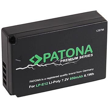 Canon LP-E12 accu (Patona Premium), Verzenden, Nieuw