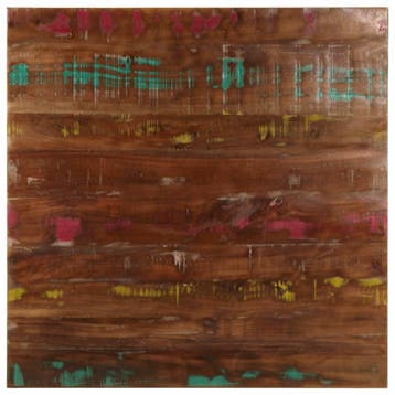 vidaXL Tafelblad vierkant 80x80x1,5 cm massief gerecycled, Verzenden, Nieuw