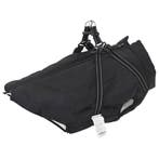 vidaXL Hondenjas Zwart L48 Fleece en polyester, Dieren en Toebehoren, Honden-accessoires, Verzenden, Nieuw