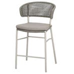 Modena barstoel natural sand rope aluminium stapelbaar, Tuin en Terras, Ophalen of Verzenden, Nieuw