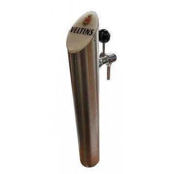 Occasion - tapzuil 1 kraans Veltins geborsteld rvs, Ophalen of Verzenden