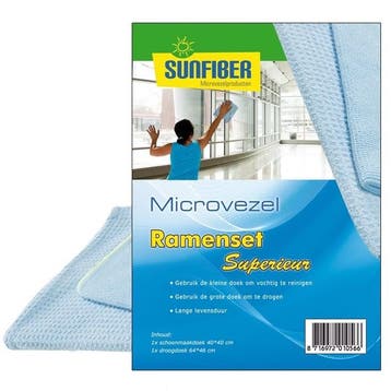 Ramendoeken Set Superieur - Professionele Microvezel, Ophalen of Verzenden, Schoonmaakmiddel