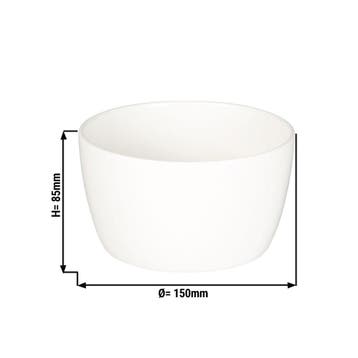 GGM Gastro | (12 stuks) Kom - Lux - Porselein - Ø150mm - |, Verzenden, Nieuw