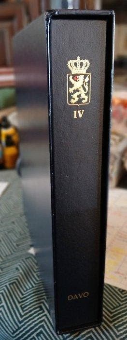 België - Davo luxe album IV met hoes voor 1980 tem 1989 voor, Postzegels en Munten, Gestempeld