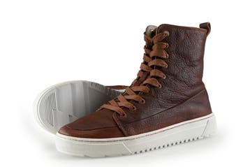 Hub Footwear Hoge sneakers in maat 41 Cognac, Kleding | Dames, Schoenen, Overige kleuren, Verzenden, Hub Footwear, Sneakers of Gympen