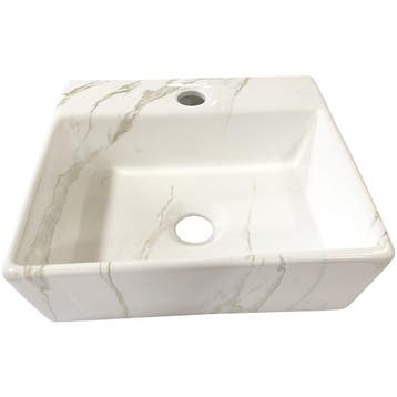 Wiesbaden Leto - Fontein - 33.5x29x11.5cm - Keramiek Carrara, Ophalen of Verzenden, Nieuw