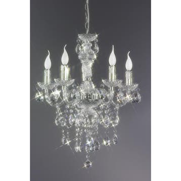 LED Kroonluchter - Trion Lucy - E14 Fitting - 5-lichts -, Huis en Inrichting, Lampen | Hanglampen, Ophalen of Verzenden, Nieuw