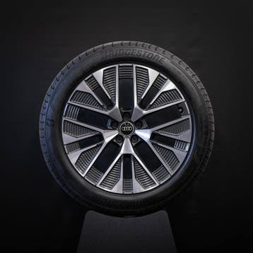 Audi Q8 Etron 21 inch Velgen Zomerbanden 265/45/21, Gebruikt, 265 mm, Banden en Velgen, Personenwagen