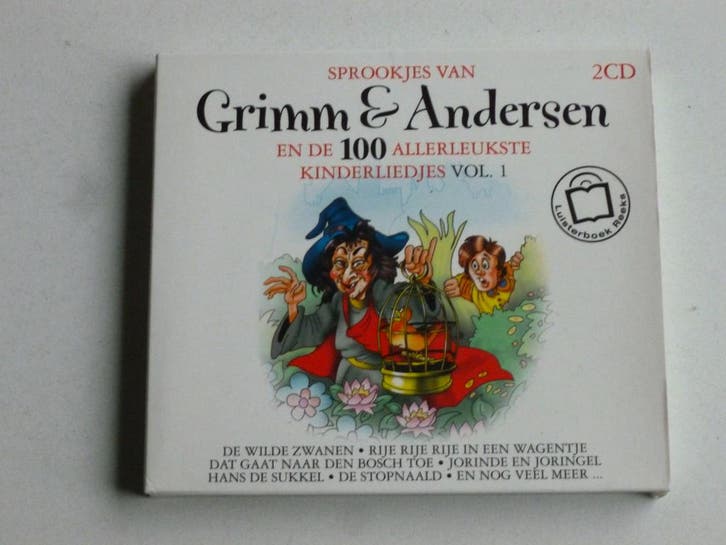 Sprookjes van Grimm & Andersen en de 100 Allerleukste liedje, Cd's en Dvd's, Cd's | Kinderen en Jeugd, Zo goed als nieuw, Verzenden