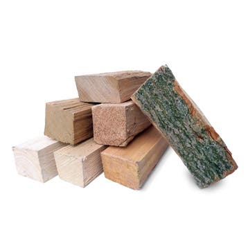 Haardhout los gestort - oven gedroogd en vers, 6 m³ of meer, Overige houtsoorten, Blokken