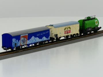 Schaal H0 Piko 54878 54544 57732 DB Goederenwagons #1063, Wagon, Zo goed als nieuw, Analoog, Piko