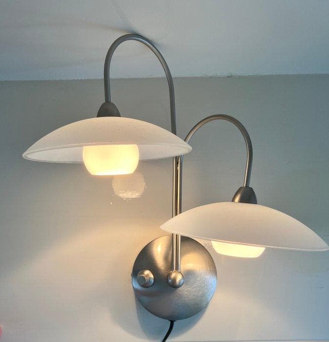 Steinhauer - Wandlamp - Dimbare dubbele lamp wandlamp -, Antiek en Kunst, Curiosa en Brocante