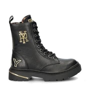 Replay Joplin 11 veterboots in het Zwart, Verzenden, Zwart, Lage of Enkellaarzen, Nieuw