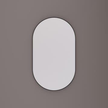 HIPP Design Toiletspiegel Ovaal - Recht 40 x 60 x 5 cm - Mat, Huis en Inrichting, Woonaccessoires | Spiegels, Ophalen of Verzenden