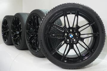 BMW M3 M4 G80 G82 825M 19 & 20 inch velgen Michelin Winterba, Auto-onderdelen, 19 inch, Gebruikt, Velg(en), Winterbanden