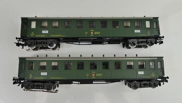 Märklin H0 - Modeltrein personenwagen (2) - sneltreinrijtuig, Nieuw