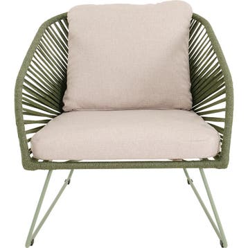 Izumi loungestoel - groen, Ophalen of Verzenden, Nieuw