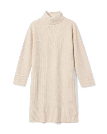 HEMA Damesjurk Grace regular fit gebreid beige, Kleding | Dames, Verzenden, Nieuw