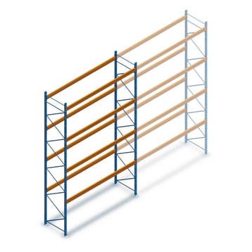 Gebruikte JH MPB palletstelling 6000x3600x1100mm (hxbxd) 4