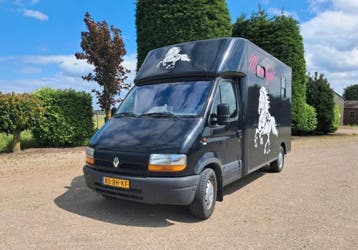 Renault Master 2-paards veewagen / paardenwagen, Ophalen, Gebruikt, Polyester, Overige typen