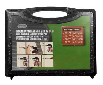 Holle wand ankers/pluggen (complete set inclusief tang, 72, Ophalen of Verzenden, Nieuw