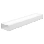 Kunststof rechthoekig kanaal 220 x 90mm (lengte 50cm), Verzenden, Nieuw