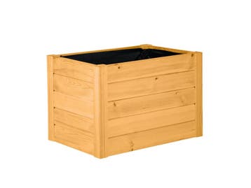 Plantenbak Gold oak 60 x 40 x 40 cm, Tuin en Terras, Verzenden, Nieuw