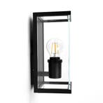 Toledo Muurlamp Zwart Buitenverlichting Strak &amp; modern, Tuin en Terras, Verzenden, Wandlamp, 50 tot 250 watt, Nieuw