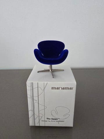 Fritz Hansen - Arne Jacobsen - Stoel - Swan Stoel - Staal,, Antiek en Kunst