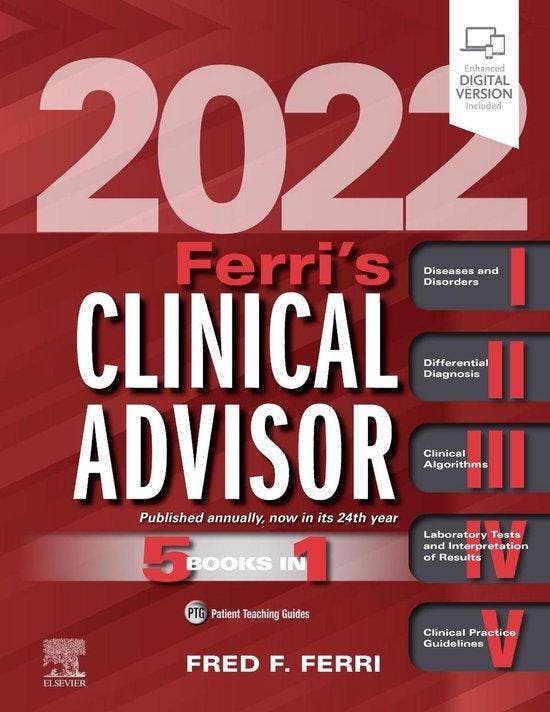 Ferris Clinical Advisor 2022, Boeken, Overige Boeken, Verzenden