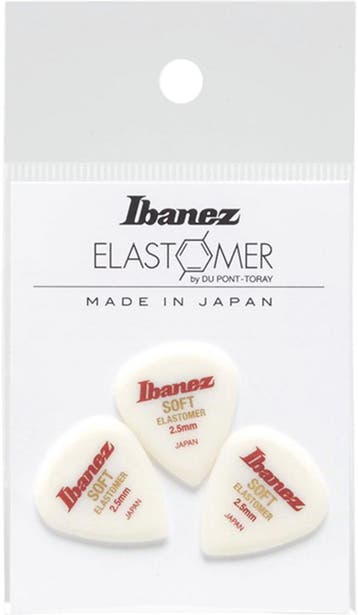 Ibanez BELJ1ST25 Elastomer plectrum Soft 2.50 mm 3-pack, Muziek en Instrumenten, Instrumenten | Toebehoren, Ophalen of Verzenden