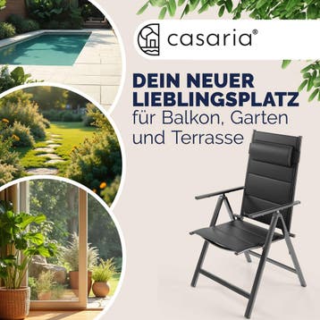 Tuinstoel Bern Premium 2 stuks Antraciet (Stoelen), Verzenden, Nieuw