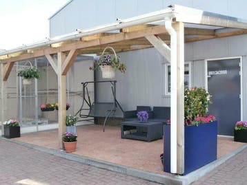 Polycarbonaat dak complete sets direct leverbaar, Ophalen of Verzenden, Nieuw, Overige materialen, Minder dan 20 mm