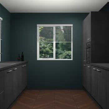 Beton Zwarte-keuken Lusaka 46184, Verzenden, Nieuw
