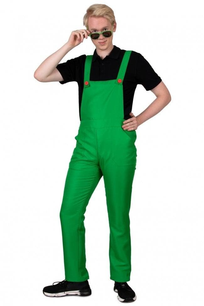 Tuinbroek groen Loodgieter, Kleding | Dames, Carnavalskleding en Feestkleding, Nieuw, Ophalen of Verzenden