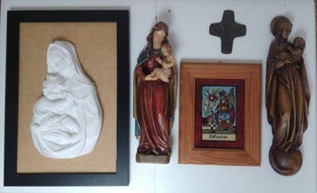 Snijwerk, Sammlung Religiöser Gegenstände - Madonna -