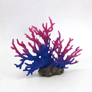 Kunstkoraal blauw lila 15cm / Aquariumdecoratie As1-144, Dieren en Toebehoren, Verzenden, Nieuw, Gevuld zeewateraquarium
