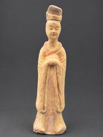 Oud Chinees, Tang-dynastie Terracotta Minqi. Met TL-test -