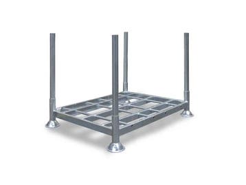 Stapeljuk mobiele stapelrack mobiele rack 130x130cm met r..., Verzenden
