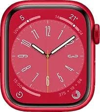 Apple Watch Series 8 41 mm aluminium kast rood [Wi-Fi,, Verzenden, Zo goed als nieuw