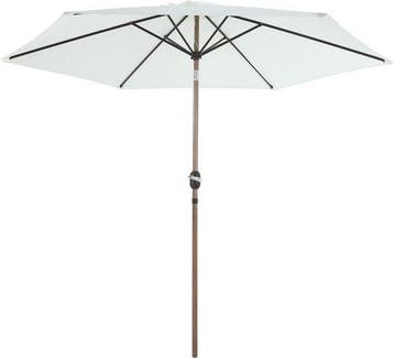 2dekans | AXI Noor Stokparasol Ø 300cm Eikenlook/beige –, Ophalen of Verzenden, Zo goed als nieuw