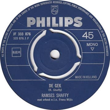 vinyl single 7 inch - Ramses Shaffy - Kyk, Zei De Meid /..., Cd's en Dvd's, Vinyl Singles, Verzenden, Zo goed als nieuw, 7 inch