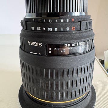 Sigma 20mm F/1.8D EX DG ASPHERICAL FR Prime lens, Nieuw