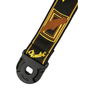Fender 990629001 2 gitaarband, zwart/geel/bruin, Ophalen of Verzenden, Nieuw