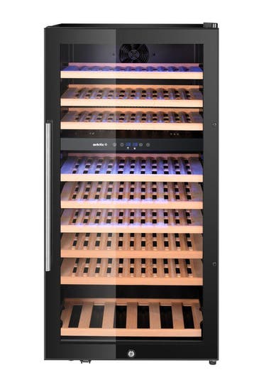 Arktic Wijnkoeler | 2 Zones | 91 Flessen | +5°C tot +18°C |, Ophalen of Verzenden, Nieuw