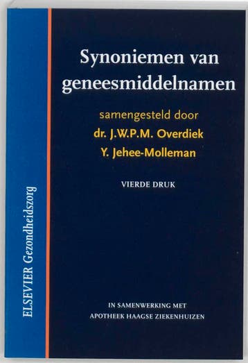 Synoniemen van Geneesmiddelen 9789035228610, Verzenden, Zo goed als nieuw